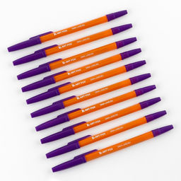 Цена за 50 шт. Ручка шариковая с колпачком, пишущий узел 0,7 м ArtFox  фото 4