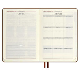 Ежедневник датированный 2024 ESCALADA, А6+, 176 л., арт. 63801/ 15 ТИВОЛЛИ ГЛОСС КОРИЧНЕВЫЙ  фото 7