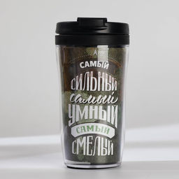 Подарочный набор ежедневник А6 80 листов и термостакан 250 мл «Верь в себя»