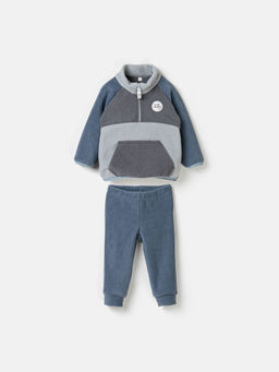 Костюм флисовый Колор блок Гроза 0+ - Bungly фото 2