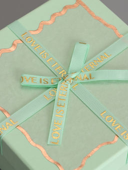 Набор подарочных коробок 3 в 1, квадратные, мятный, 19×19×9.8; 17×17×8; 15×15×6.5 см