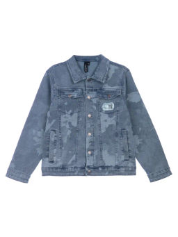 PlayToday / Куртка текстильная джинсовая для мальчиков  фото 4