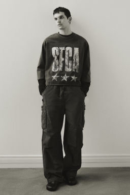Camiseta cropped Oversized Fit - H&m фото 9