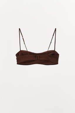 SILK BANDEAU BRALETTE - Zara фото 6