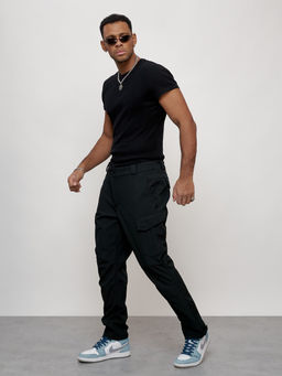 Брюки спортивные софтшелл MTFORCE мужские темно-зеленого цвета 2403TZ  фото 2