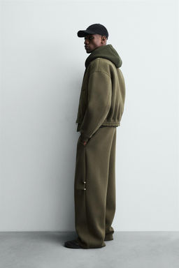 NEOPRENE-EFFECT BOXY FIT JACKET - Zara фото 14