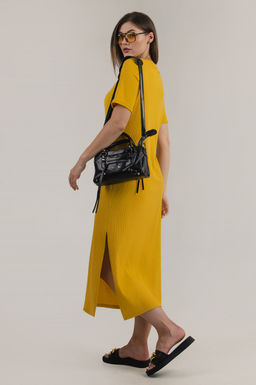 Арт. 8401/3 Платье женское 46-54 (5 шт) Цвет:горчичный - Калинка фото 2