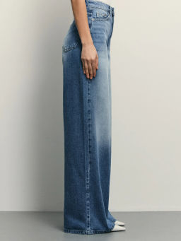 Джинсы ultra wide leg с высокой посадкой / Zarina  фото 3