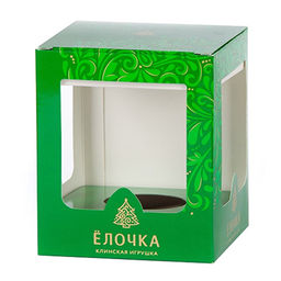 Елочная игрушка шар стеклянная Расписной д8,5см, ручная художественная роспись, подарочная упаковка (Россия) - Домашняя мода фото 2