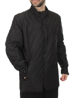 C097 BLACK Куртка мужская демисезонная (70 гр. холлофайбер)