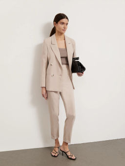 Брюки зауженного кроя