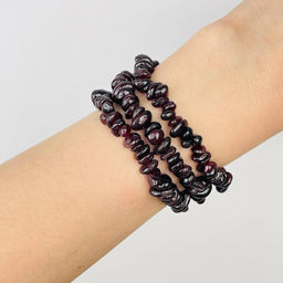 Бусины для украшений из Граната крошка 80 см