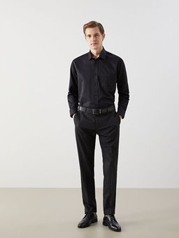 Regular Fit Uzun Kollu Gabardin Erkek G?mlek