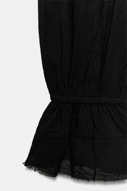 PANTAL?N BOMBACHO R?STICO / Negro - Zara фото 7
