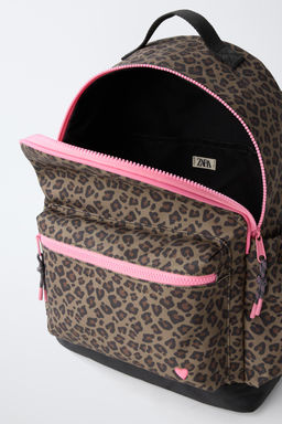 MOCHILA ANIMAL PRINT / Marr?n - Zara фото 5