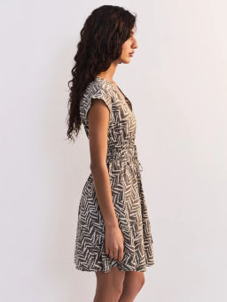 Платье из вискозы с принтом ZR2605012915-218 / Zarina