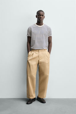 CAMISETA MEDIUM WEIGHT B?SICA /02 / Blanco / Marino