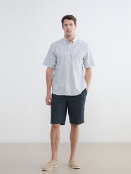 Regular Fit Ekose Poplin Erkek G?mlek
