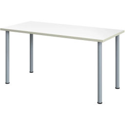 Стол обеденный Комус МДС 150х70 белый пл/серый