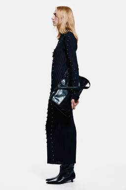 Vestido en punto de canal? con cuentas - H&m фото 4