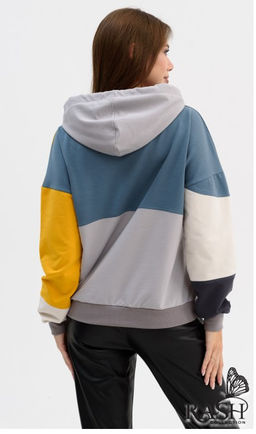 Худи "Колорблок" Цвет:как на фото