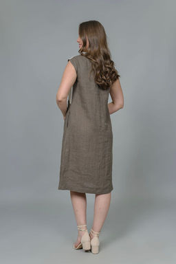 Платье 100% лен