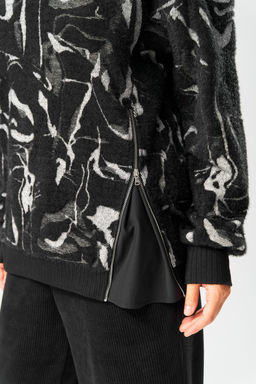 Джемпер LAIKONY 104 черно-серый  фото 11