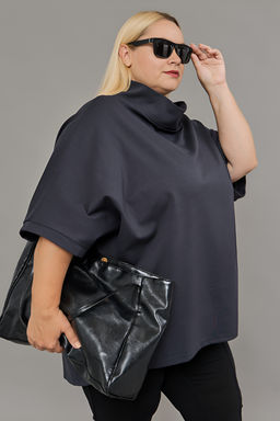 Блуза-туника больших размеров нарядная Б-02