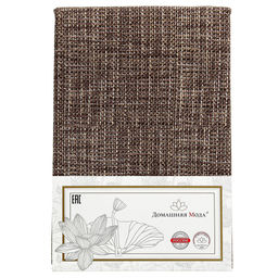 Скатерть 180х145см Зерно какао, длина стола до 140см, на 6 персон, хлопок пестроткань 152г/м2, упаковка классическая, пакет ПВХ 28х41см, Домашняя мода (Россия)  фото 5