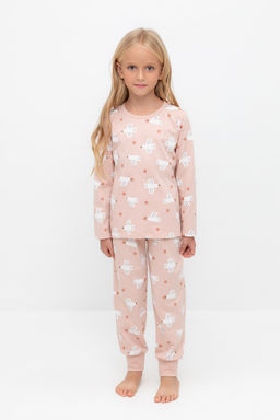 Crockid _ К 1561/дымчатая роза,птички с вишенками пижама дет  фото 2