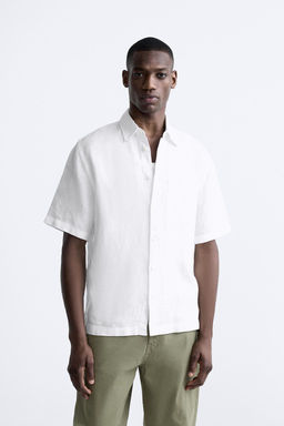 %100 KETEN GOMLEK - Zara фото 2
