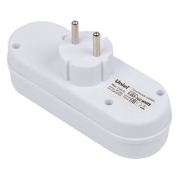 S-ES3-16O WHITE Разветвитель сетевой, б/з. 3 гнезда. 16А, 3500Вт. Белый. ТМ Uniel