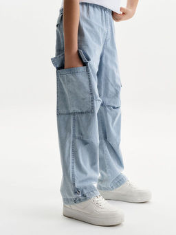 PELICAN, брюки для мальчиков, Голубой  фото 3