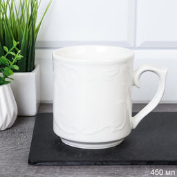 Кружка 450 мл Беля фактурная / B702 /уп 48/