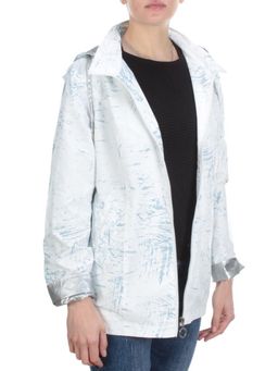 F2066 WHITE Ветровка женская MARTA (65%хлопок 35% полиэстер) - Фабричный китай фото 6