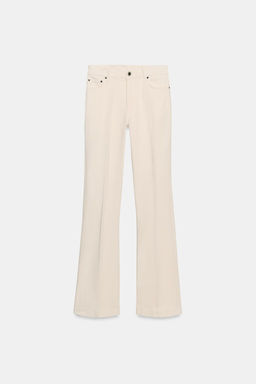 JEANS ZW COLLECTION BOOTCUT TIRO MEDIO / Crudo - Zara фото 15