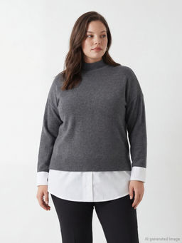 Soft Touch Oversize Kad?n Sweatshirt Tunik