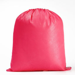 Мешок для обуви 420 х 340 мм, Calligrata Стандарт, (мягкий полиэстер, плотность 210 D), малиновый  фото 2