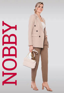 NOBBY, Женские брюки 69-212/7 (табак) фото 12