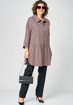 Блуза EVA GRANT 7068-1 капучино