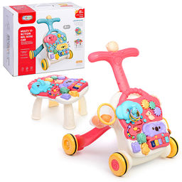 Игровой центр-Каталка "Слоник и коала" цвет красный, в коробке