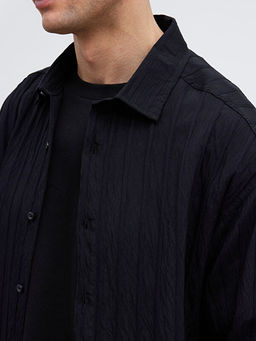 Regular Fit ?izgili Erkek G?mlek