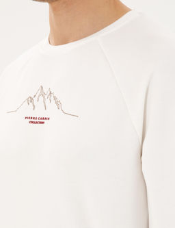 Ekru Regular Fit Sweatshirt - Pierre cardin фото 7