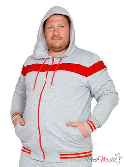 Толстовка Модель №1680 размеры 44-84 - Plusmoda фото 2