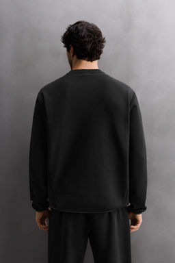 TECHNICAL CREW NECK SWEATSHIRT - Zara фото 3