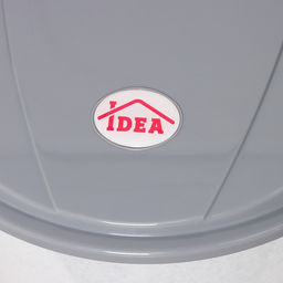 Контейнер для мусора, 11 л, с педалью, мраморный