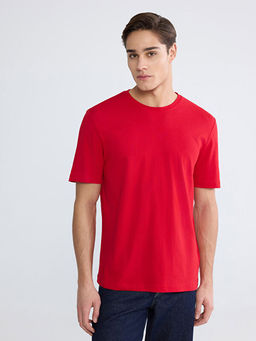 Bisiklet Yaka Penye Erkek Ti??rt