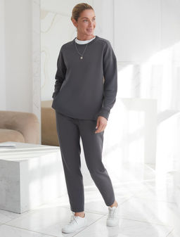 D49.054 Джемпер женский темно-серый