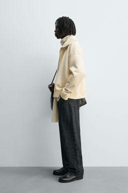 RIB ZIP-UP SWEATSHIRT - Zara фото 4