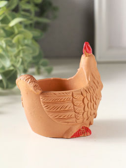 Подставка для мелочей Курица 8?9?6 см, мультиколор, гипс